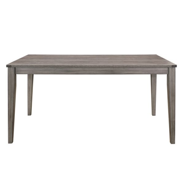 Brownish gray Woodrow Collection Dining table By Homelegance 7