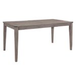 Brownish gray Woodrow Collection Dining table By Homelegance Luxury Dining Tables Mobilia Cleopatra 12 Brownish gray Woodrow Collection Dining table By Homelegance 12