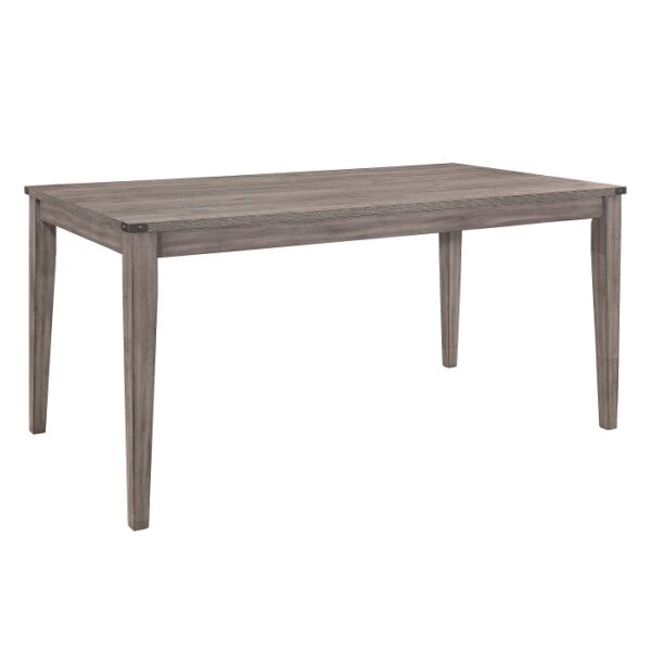 Brownish gray Woodrow Collection Dining table By Homelegance 8