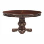 Cherry Deryn Park Collection Round Dining table By Homelegance Luxury Dining Tables Mobilia Cleopatra 9 Cherry Deryn Park Collection Round Dining table By Homelegance 9