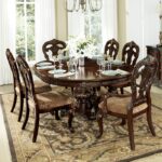 Cherry Deryn Park Collection Round Dining table By Homelegance Luxury Dining Tables Mobilia Cleopatra 11 Cherry Deryn Park Collection Round Dining table By Homelegance 11