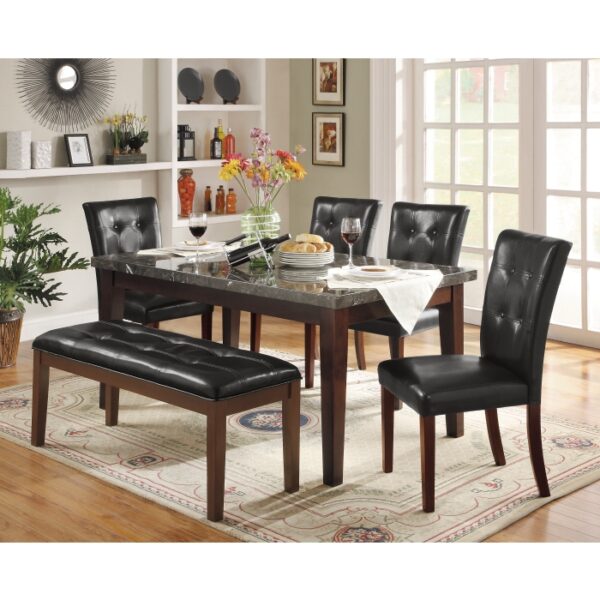 Dark cherry Decatur Collection Dining table By Homelegance 6