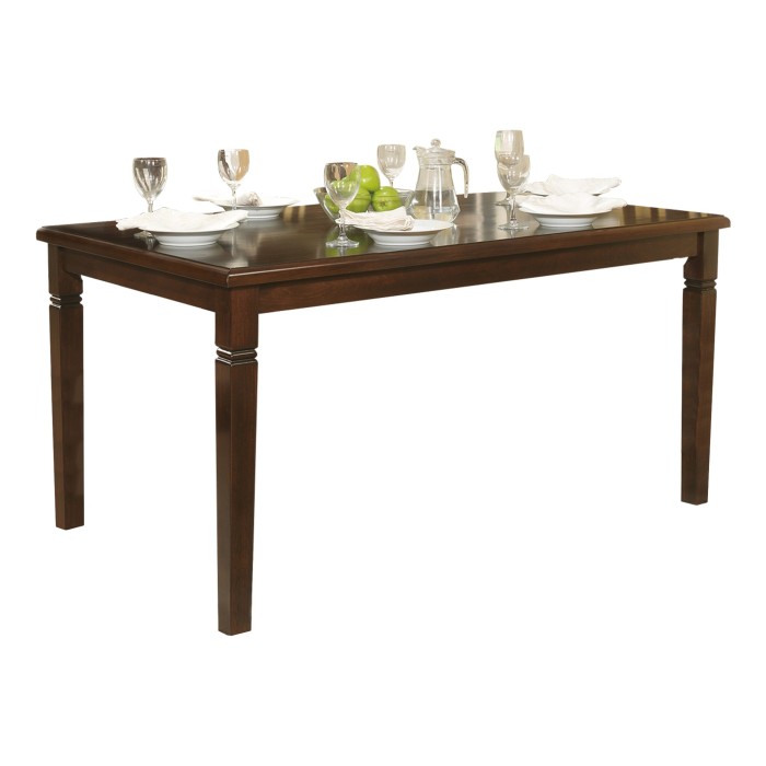 Espresso Devlin Collection Dining table By Homelegance