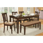 Espresso Devlin Collection Dining table By Homelegance Luxury Dining Tables Mobilia Cleopatra 8 Espresso Devlin Collection Dining table By Homelegance 8
