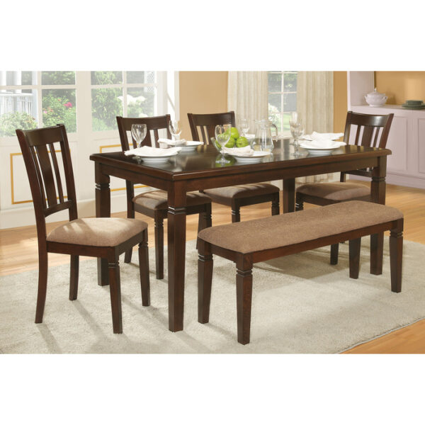 Espresso Devlin Collection Dining table By Homelegance 6