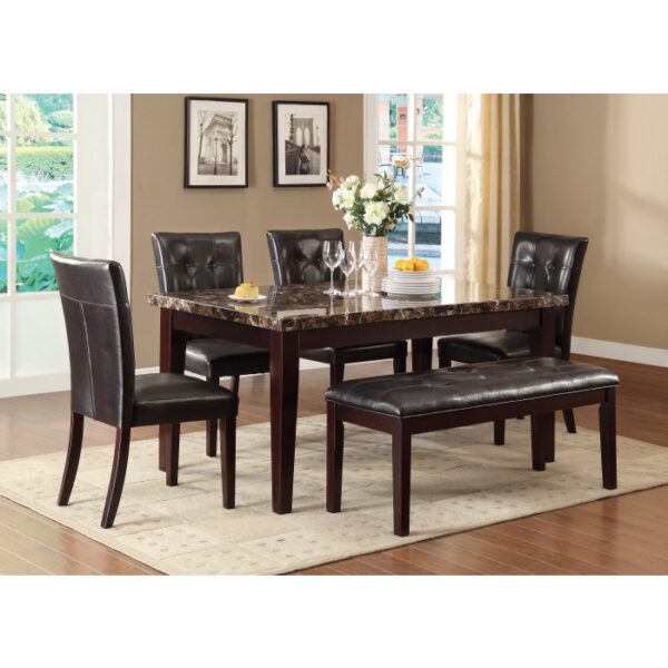 Espresso Teague Collection Dining table By Homelegance 6