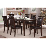 Dark Cherry Maeve Collection Dining table By Homelegance Luxury Dining Tables Mobilia Cleopatra 14 Dark Cherry Maeve Collection Dining table By Homelegance 14