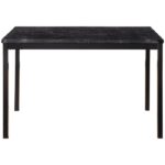 Black Metal Tempe Collection Dining table By Homelegance 9