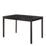 Black Metal Tempe Collection Dining table By Homelegance 10