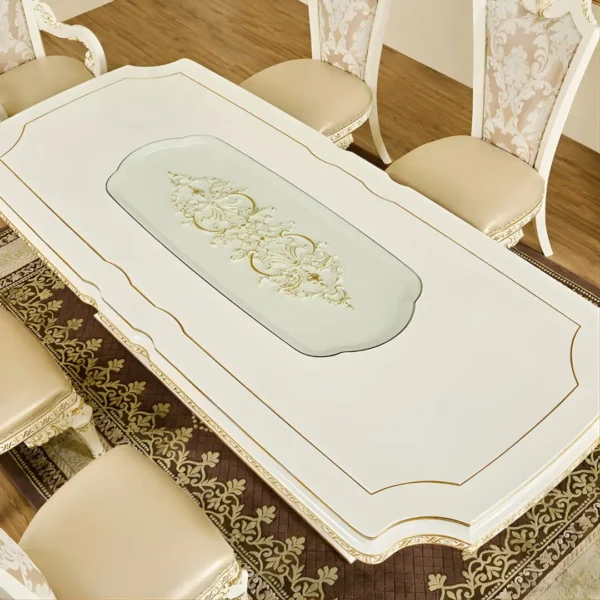 Victorian Seven Piece Dining Room Set HD-1882 By Homey Design - Image 5