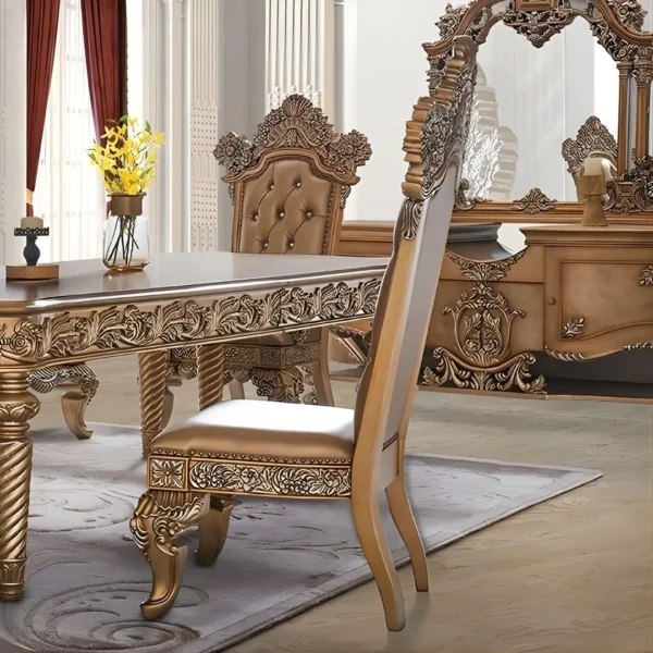 Victorian 7Pc Dining Set HD-1816 By Homey Design - Image 3