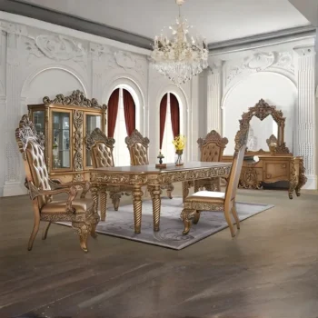 Victorian 7Pc Dining Set HD-1816 By Homey Design