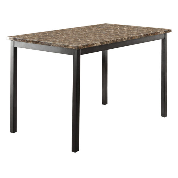 Black Metal Flannery Collection Dining table By Homelegance 6
