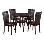 Espresso Shankmen Collection 5PC Pack Dining Set By Homelegance Luxury Dining Sets Mobilia Cleopatra 11 Espresso Shankmen Collection 5PC Pack Dining Set By Homelegance 11