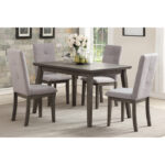Gray University Collection Dining Table By Homelegance Luxury Dining Tables Mobilia Cleopatra 14 Gray University Collection Dining Table By Homelegance 14