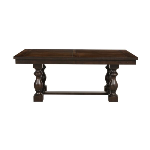 Dark oak Yates Collection Dining Table By Homelegance 7