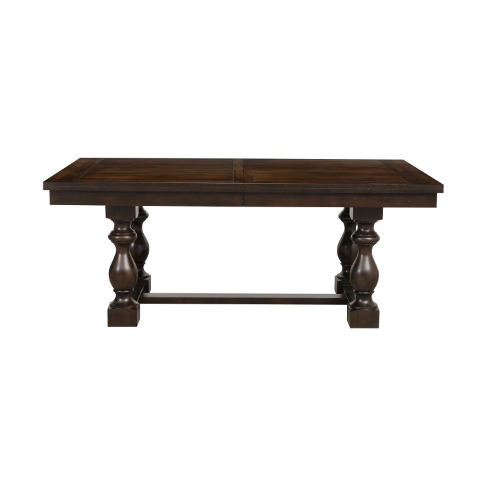 Dark oak Yates Collection Dining Table By Homelegance