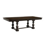 Dark oak Yates Collection Dining Table By Homelegance Luxury Dining Tables Mobilia Cleopatra 12 Dark oak Yates Collection Dining Table By Homelegance 12