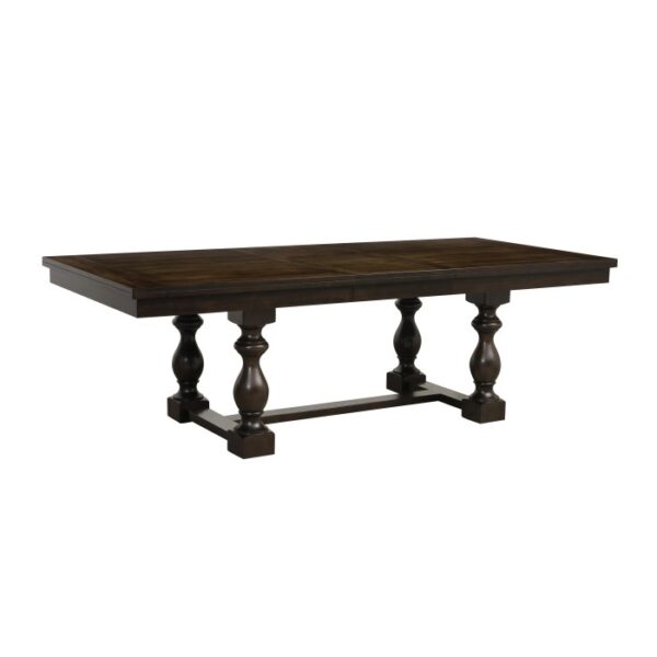 Dark oak Yates Collection Dining Table By Homelegance 8