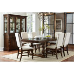 Dark oak Yates Collection Dining Table By Homelegance Luxury Dining Tables Mobilia Cleopatra 13 Dark oak Yates Collection Dining Table By Homelegance 13