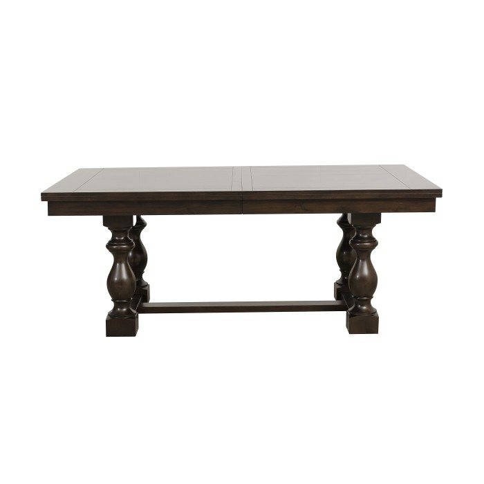 Dark Cherry Reid Collection Dining Table By Homelegance