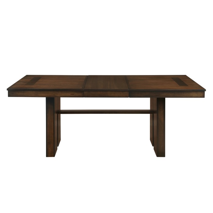 Walnut Sedley Collection Dining Table By Homelegance