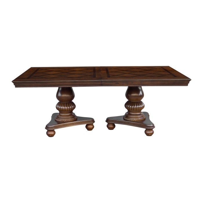 Brown Cherry Rectangular Lordsburg Collection Dining Table By Homelegance