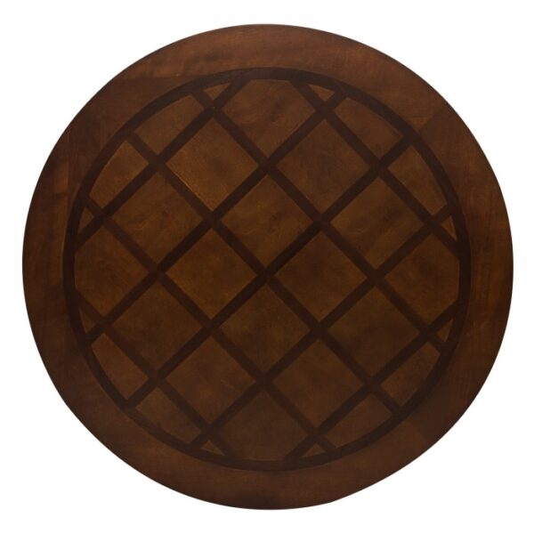 Brown Cherry Round Lordsburg Collection Dining Table By Homelegance 7