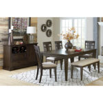 Dark brown Makah Collection Dining Table By Homelegance Luxury Dining Tables Mobilia Cleopatra 10 Dark brown Makah Collection Dining Table By Homelegance 10