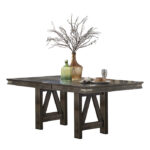 Brown Mattawa Collection Dining Table By Homelegance 9