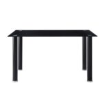 Black metal Florian Collection Dining Table By Homelegance 9