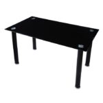 Black metal Florian Collection Dining Table By Homelegance 10