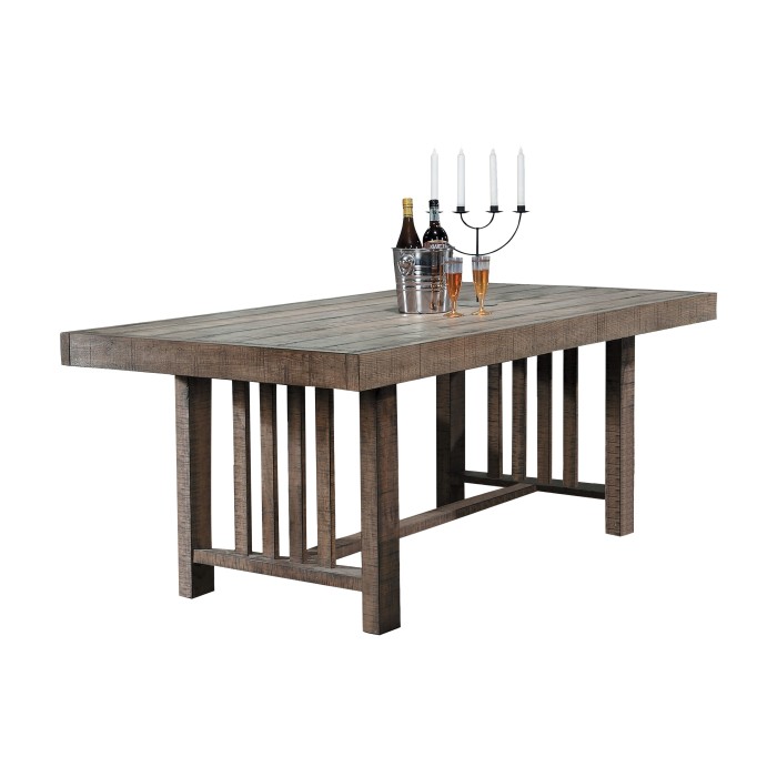 Light brown Codie Collection Dining Table By Homelegance