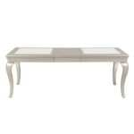 Silver Crawford Collection Dining Table By Homelegance 11