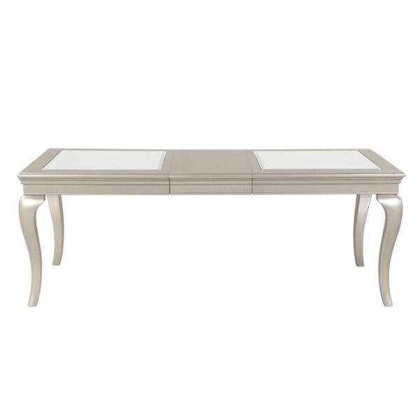 Silver Crawford Collection Dining Table By Homelegance 7