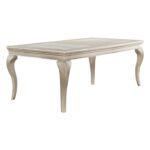 Silver Crawford Collection Dining Table By Homelegance 12