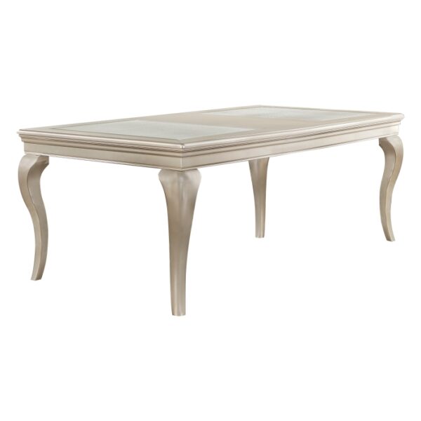 Silver Crawford Collection Dining Table By Homelegance 8