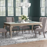 Silver Crawford Collection Dining Table By Homelegance 14
