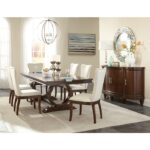 Dark Cherry Oratorio Collection Dining Table By Homelegance 9