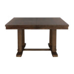 Light rustic brown Wieland Collection Dining Table By Homelegance 11