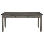 Coffee and antique gray Granby Collection Dining Table By Homelegance Luxury Dining Tables Mobilia Cleopatra 13 Coffee and antique gray Granby Collection Dining Table By Homelegance 13