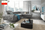 Leather Gray Camelia Sectional w/Bed and Storage p9427 By ESF Furniture 11
