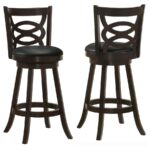 Calecita Swivel Bar Stools with Upholstered Seat Cappuccino (Set of 2) 101930 By Coaster Furniture 16