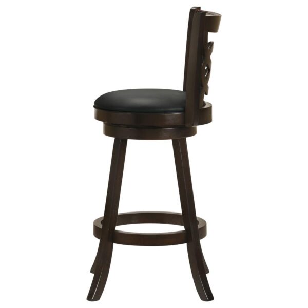 Calecita Swivel Bar Stools with Upholstered Seat Cappuccino (Set of 2) 101930 By Coaster Furniture 13