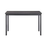 Gray and Silver Tripp Collection Dining Table By Homelegance 9