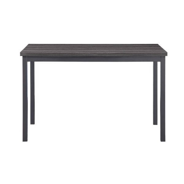 Gray and Silver Tripp Collection Dining Table By Homelegance 6
