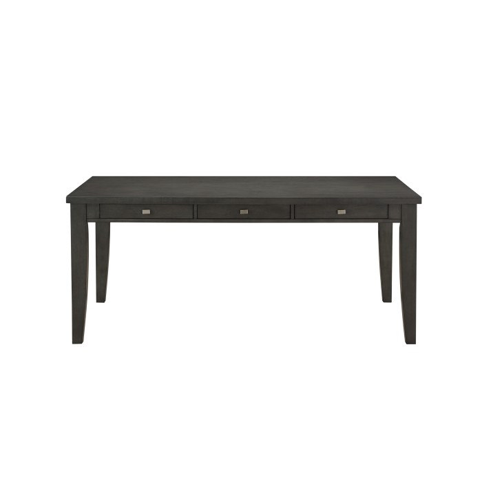Gray Baresford Collection Dining Table By Homelegance