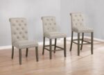 Balboa Tufted Back Bar Stools Beige and Rustic Brown (Set of 2) 193169 By Coaster Furniture 16