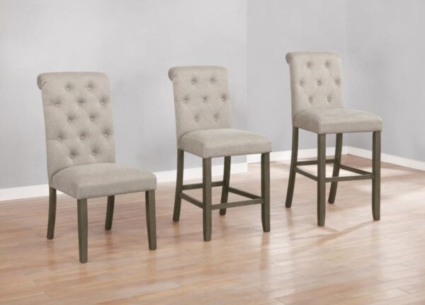 Balboa Tufted Back Bar Stools Beige and Rustic Brown (Set of 2) 193169 By Coaster Furniture 11
