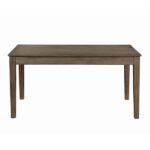Wire Brushed Brown Armhurst Collection Dining Table By Homelegance 11